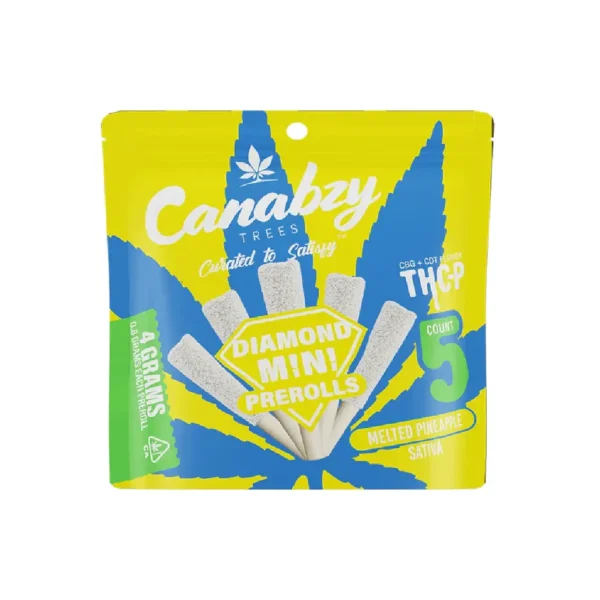 Buy Melted Pineapple Sativa Canabzy THC-P Diamond Minis Preroll 4G 5ct - USA