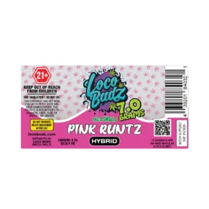 Buy Pink Runtz Hybrid 7G Loco Budz THC-A Smalls Flowers - USA